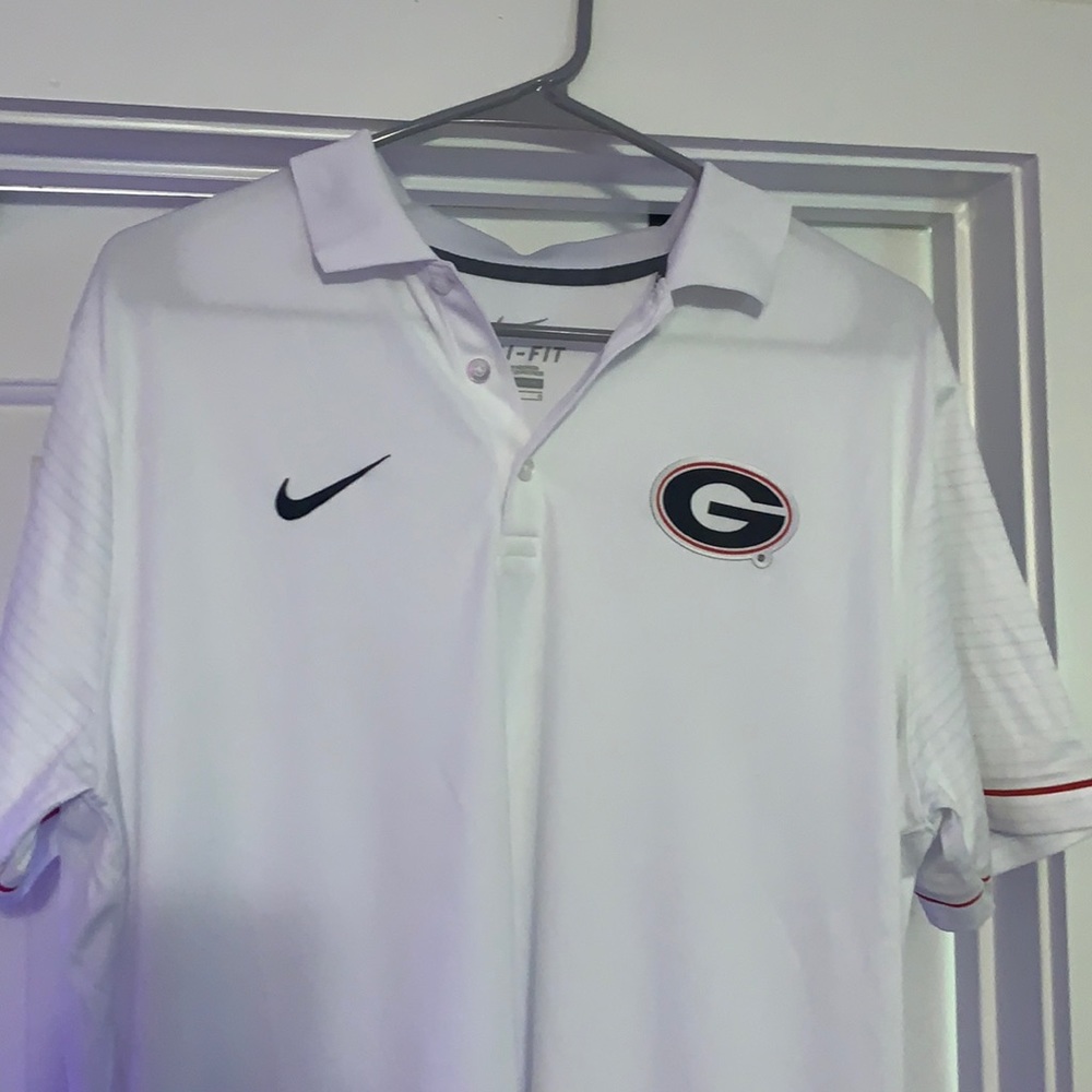 men’s dry fit georgia golf shirt